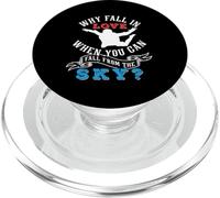 Paracaidismo Caída Del Cielo Amor Diseño PopSockets PopGrip para MagSafe