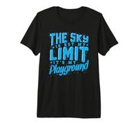 Paracaidismo El Cielo no es mi límite Camiseta Premium