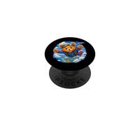 Paracaidismo Lindo Oso De Peluche Valiente Aventura Formas PopSockets PopGrip Adhesivo