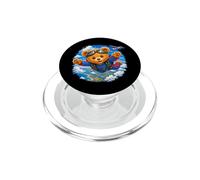Paracaidismo Lindo Oso De Peluche Valiente Aventura Formas PopSockets PopGrip para MagSafe