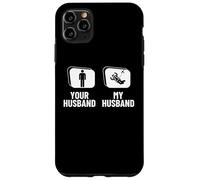 Paracaidismo Su Marido Mi Esposo Esposa Paracaidista Divertido Carcasa para iPhone 11 Pro Max