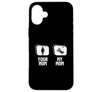Paracaidismo Tu Mamá Mi Mamá Hija Hijo Divertido Paracaidista Carcasa para iPhone 16 Plus