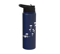 Paracaidista aerotransportado Avión militar Paracaidista Soldado Stainless Steel Insulated Water Bottle