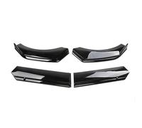 Parachoque Spoiler Lip para Fiat 500 595 Parachoques Delantero Coche Spoilers De Barbilla Kits Cuerpo Falda Divisora Difusor Protección Cubiertas Guardia(Glossy Black)