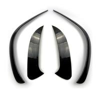 Parachoque Spoiler Lip para GLE para V167 Parachoques Delantero Y Trasero Alerón Divisor Canard Lateral Aleta Ventilación Aire Entrada Embellecedor Faros Antiniebla(Front Rear(Carbon))