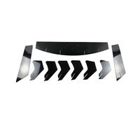 Parachoques alerón Inferior Para Ford Para Mustang EcoBoost GT V6 2015-2023 Para Difusor De Parachoques Trasero Kit Carrocería Alerón Divisor Negro