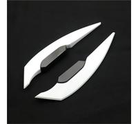 Parachoques Anticolisión Accesorios Compatible con Honda, Compatible con Forza MT 07, Accesorios Compatibles con BMW F800, Alerones De Motocicleta, Carenado, Alerón Lateral, Pegatinas.(White)