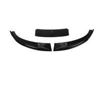 Parachoques Barbilla Alerón Alerón Parachoques Delantero 3 Piezas, Deportivo, Alta Resistencia Divisor Difusor para E60 E61 para M5 2005-2010(Glossy Black)