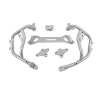 Parachoques Barra Protección Motor Para XL750 Para TRANSALP750 Protector Motor Motocicleta Marco Carenado Protector Superior Inferior Parachoques Barra Tanque Choque(Silver-Lower)