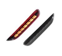 Parachoques Catadióptrico Compatible Con Nissan Para Pathfinder 2013 - 2015 2016 2017 2018 Para Altima 2019 2020 Parachoques Trasero Reflector Luz Freno Lámparas Traseras(Smoked)