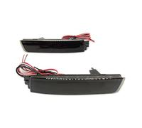 Parachoques Catadióptrico Compatible with Infiniti for ESQ FX35 FX37 FX50 QX70 Rear Bumper Reflector Brake Light Tail Lamps car Accessories Easy to install(Smoke)