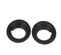 Parachoques-Cubierta de Lámpara de Luz Antiniebla Delantera Anillo Embellecedor 51113400912 Reemplazo Negro para X3 E83 2004-2006 (2PCS)