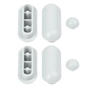 Parachoques de asiento de inodoro, ABS + TPE, almohadillas de repuesto para cubierta superior y asiento, accesorios de tapón de cojín de reducción de ruido, 6 unidades