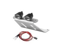 Parachoques De Coches RC Compatible con Tamiya CW-01 para Lunch para Box para Chasis, Parachoques Delantero De Aleación De Aluminio con Luz, Actualización De Coche RC, Accesorios Modificados