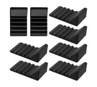 Parachoques de cubo de basura de silicona | Protector de piso de basura autoadhesivo | Protectores de parachoques de silicona para cubo de basura | para apartamento, habitación de estudiantes, camping