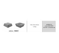 Parachoques de goma para elevadores, BOECK 165031