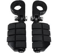 Parachoques de Motocicleta para Carretera para King para Electra para Street para Glide Estriberas De 32 Mm Soporte Abrazadera para Barra Protección Protector Motor Reposapiés(Footpeg Kit C)