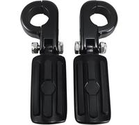 Parachoques de Motocicleta para Carretera para King para Electra para Street para Glide Estriberas De 32 Mm Soporte Abrazadera para Barra Protección Protector Motor Reposapiés(Footpeg Kit B)