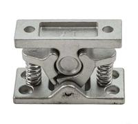 Parachoques de puerta diseñado con diseño de doble rodillo para limitar el movimiento involuntario de la puerta en vehículos y estructuras temporales (acero inoxidable 304)