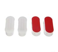 Parachoques de repuesto de accesorios de baño, 4 piezas para asientos de inodoro, amortiguadores antideslizantes hechos de plástico, diseñados para aumentar la altura del asiento del inodoro y