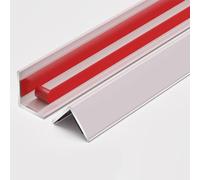 Parachoques de seguridad con borde de metal, protector de borde doble grueso para protección de esquinas de pared y escalera