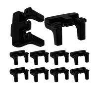 Parachoques de Silicona para Freidora de Aire 10piezas Negro | Rejilla y Cesta, Protege Superficie Antiadherente, Recambio Fácil, 2,5x1,5x1,5cm