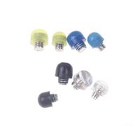 Parachoques de tornillo de tijera de 10 piezas para minimizar la audible durante el corte del cabello y apoyar el funcionamiento constante de corte (3 mm, negro)