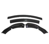Parachoques Decoración Kit De 4 Piezas De Alerón Y Divisor De Parachoques Delantero para Dodge para Charger SRT 2015-2020 Delantero Barbilla Kit(Carbon Fiber Look)