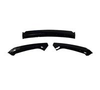 Parachoques Decoración Para Seat Leon MK3 5F Para TDI Para TSI ST Para SC 2012-2020 ABS 3 Piezas Spoiler Parachoques Delantero Labio Negro Brillante Apariencia Fibra Carbono Delantero Barbilla Kit(Car