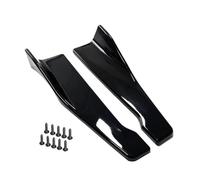 Parachoques del Coche Alerón Labios Traseros Extensión Universal De Faldona Lateral para E90 Alerones Labio Parachoques Trasero Coche(Negro)