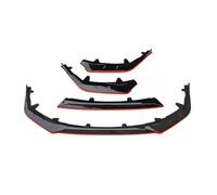 Parachoques Delantero Alerón Para Corolla Para SE Para XSE Sports Modelo 2021 2022 2023 2024 Kit Carrocería Difusor Labio Divisor Parachoques Delantero(Black Red)