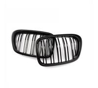 Parachoques Delantero Automático Rejilla Riñón Parrillas Deportivas Doble Barra Accesorios Exteriores Compatible Con E39 520d 520i 525i 525td 1999-2003 Riñones Parrilla Brillante