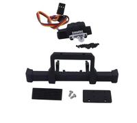 Parachoques Delantero Cabrestante para Traxxas para TRX4M 1/18 Piezas | Actualización RC Parachoques delantero con winch para protección mejorada y estilo off road realista(1set)