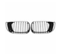 Parachoques Delantero Capó Rejilla Par Parrillas Delanteras Para E46 Sedán 4 Puertas 320i 325i 325Xi 330i Facelift Años 2002 A 2005 Parachoques Cromado Tipo Riñón(Chrome W Black)