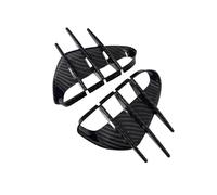 Parachoques Delantero Capó Rejilla Para KIA Para Stinger 2018-2023 Pegatinas Para Parachoques Ventilación Lateral Alerón Cubiertas Fibra Carbono ABS Negro Brillante(Carbón)