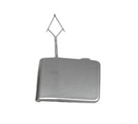 Parachoques delantero Cubierta de ojal de remolque 6RD807241B para Polo 2014-2019 ABS Plástico Plata Blanco Amarillo Verde Gris Accesorios de repuesto r(Plata)