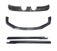 Parachoques Delantero de Fibra de Carbono Real, difusor Trasero, alerón, faldón Lateral para Maletero, Compatible con Porsche 911 991.2 2016 2017 2018(1 Set A)