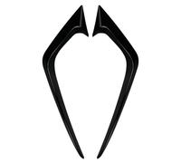 Parachoques delantero del coche lateral divisor alerón decoración ajuste para Ford Fiesta ST MK6 b-max 2012-2017 Molduras laterales del coche(Black)