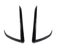 Parachoques Delantero Faro Antiniebla Alerón Viento 1 Par Cubiertas Moldura Coche Para Tesla Para Model 3 Y 2017 2018 2019-2022(Aspecto de carbono-2)