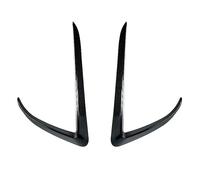 Parachoques Delantero Faro Antiniebla Alerón Viento 1 Par Cubiertas Moldura Coche Para Tesla Para Model 3 Y 2023(Aspecto de carbono-1)