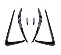 Parachoques Delantero Labio Cuerpo Embellecedor Ventilación Aire para Lateral Parachoques Delantero Coche, para VW, para Golf 7 GTI 2013-2016, Marco Admisión Rejilla Divisor Alerón Labio Canard