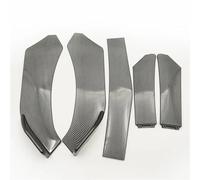 Parachoques Delantero Labio Cuerpo Kit De Carrocería De Parachoques Delantero De Coche, Divisor De Alerón ABS, Divisor De Labios Universal Canard, 5 Piezas(Aspecto de Carbono)