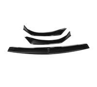 Parachoques Delantero Labio Cuerpo para Mazda 3 Sedan para Axela 2019 2020 Separador Parachoques Delantero Coche Difusor Labio Cubierta Protectora del Alerón Embellecedor 3 Uds(Negro Brillante)