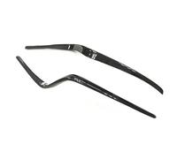 Parachoques Delantero Labio Cuerpo Separadores Labios Delanteros Canards Trim para Macan Standard 2014-2017 Fibra De Carbono Parachoques Delantero Coche Aletas Ventilación Aletas