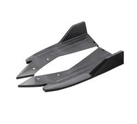 Parachoques Delantero Labio Par De Alerones Universales para Parachoques Trasero De Coche Difusor De Labios Faldón Lateral Divisor De Ángulo Protección Antichoque.(2pcs Carbon Fiber)