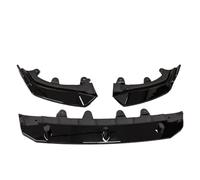 Parachoques Delantero Labio para X3 G01 para X4 G02 para M-Sport 2017-2024 para MP Style Parachoques Delantero Divisor Labios ABS Difusor Alerón Kits Carrocería Tuning(Gloss Black 2022-2024)
