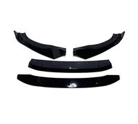 Parachoques Delantero Lip para BMW para X3 G01 Y para X4 G02 M40i M40d M-Pack M-Sport 2017-2021: 4 Piezas De Difusor De Labio De Parachoques Delantero(Carbon Look2)