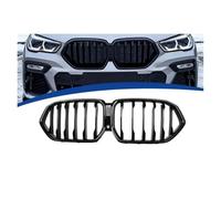 Parachoques Delantero Lip para BMW para X6 G06 2019-2024: Spoiler Delantero, Alerón, Kit De Carrocería, Accesorios para Coche, Difusor De Hoja Delantera.(Grille 20-22)