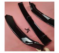 Parachoques Delantero Lip para Seat para Leon MK4 Cupra 2021-2024 Parachoques Delantero Alerón Divisor Difusor Kit De Carrocería De Reequipamiento Ajuste Alerón Frontal(Gloss Black)