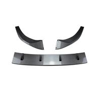 Parachoques Delantero para VW para Golf 8 MK8 para GTI R para GTE para GTD ABS Alerón Delantero Divisores Difusor Parachoques Kit Carrocería Fibra Carbono Negro Brillante Faldón Lateral(Carbon Look)